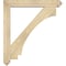 Ekena Millwork Imperial Arts and Crafts Rough Sawn Bracket w/ Offset Brace, Douglas Fir, 6"W x 36"D x 40"H BKT0604X36X40IMP03RDF - alternate 2